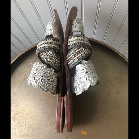 ANTHROPOLOGIE JASPER & JEERA FLORETTA SANDAL. EUC - Picture 4 of 11